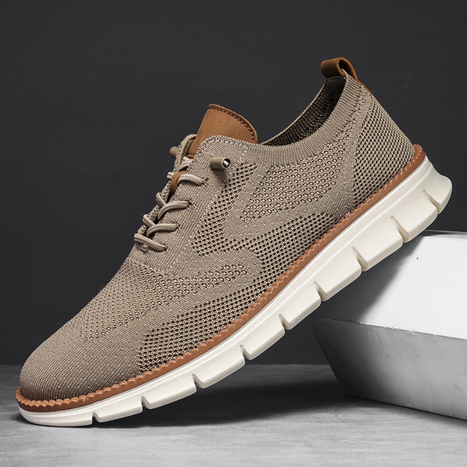 Men Formal Wear With Sneakers - 男性カジュアルシューズブリーズスタイリッシュなオックスフォードファッションフォーマルビジネスアーバン通気性の靴男性用ノンスリップドレススニーカー男性用