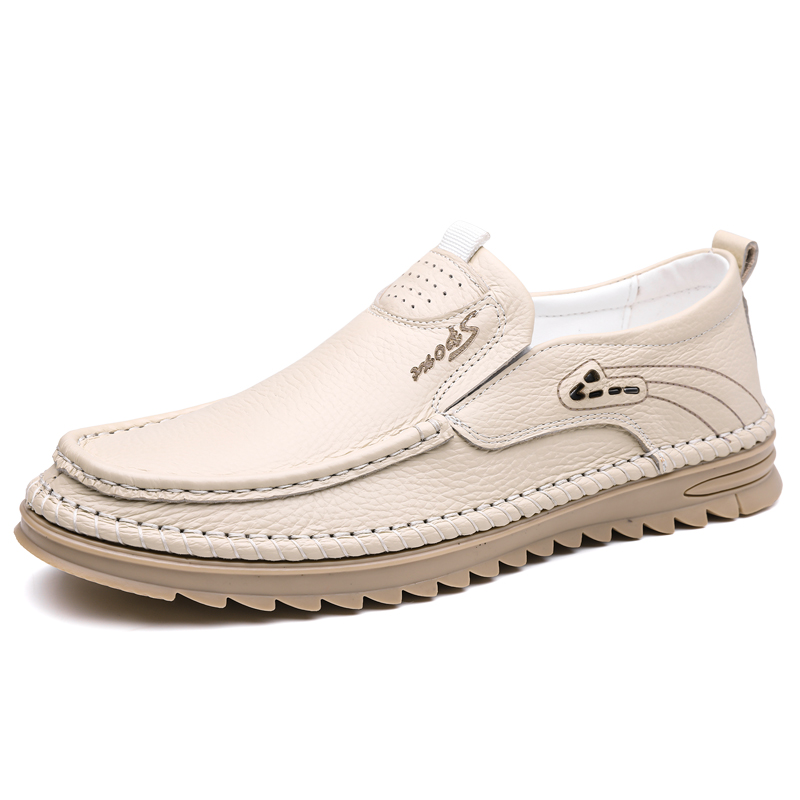 Men Formal Wear With Sneakers - 本革牛革製ビジネスカジュアルレザーシューズ メンズファッション 快適オフィスフォーマルデイリーウェアスニーカー