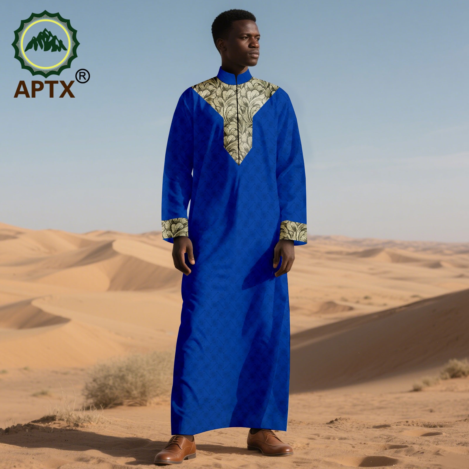 アフリカの服男性の伝統刺繍ロングローブ着用フォーマルな服装ス - Men Formal Wear Clothes のレビューと価格