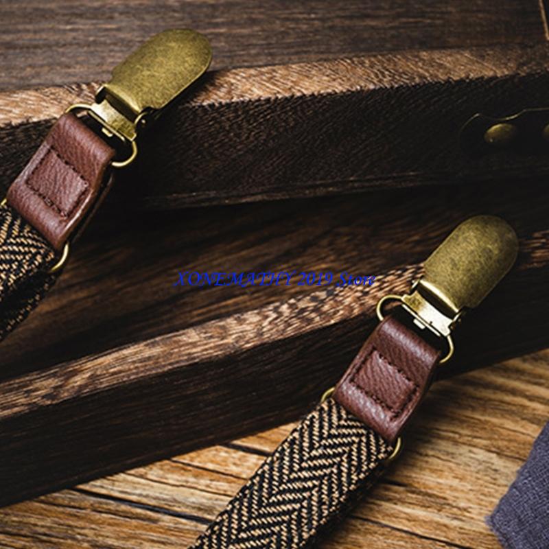 F42F 調節可能なジャカードサスペンダー男性用耐久性のある - Suspender Clip Formal のレビューと価格