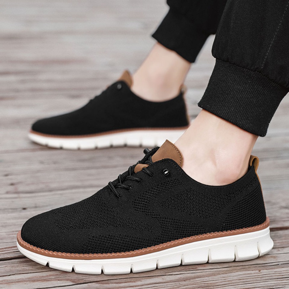 男性カジュアルシューズブリーズスタイリッシュなオックスフォー - Men Formal Wear With Sneakers のレビューと価格