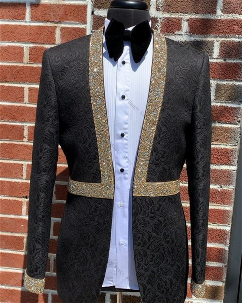 ホワイト秋男性スーツセット 2 ピースブレザー + パンツゴ - Formal Wear Jersey For Men のレビューと価格