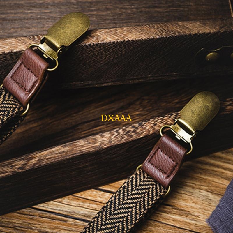 DXAA 弾性ジャカードサスペンダー男性用長さ調節可能耐久性 - Suspender Clip Formal のレビューと価格