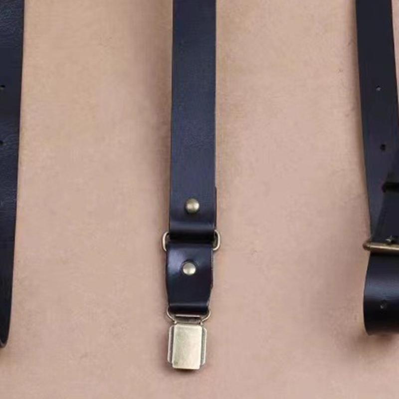 39BD 調節可能な PU レザー サスペンダー ストラップ - Suspender Clip Formal のレビューと価格