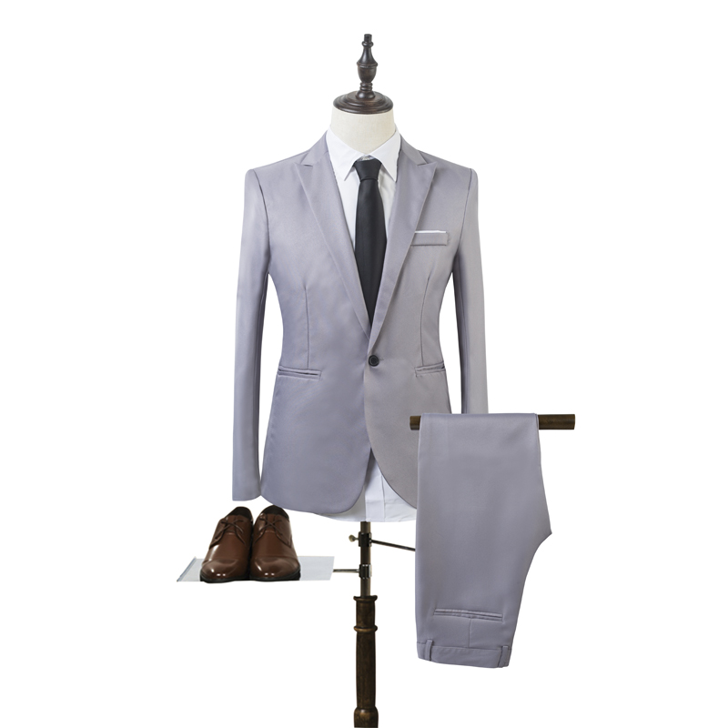 メンズビジネスカジュアルウェディングスーツセット、超スリムフ - Men Formal Wear Clothes のレビューと価格