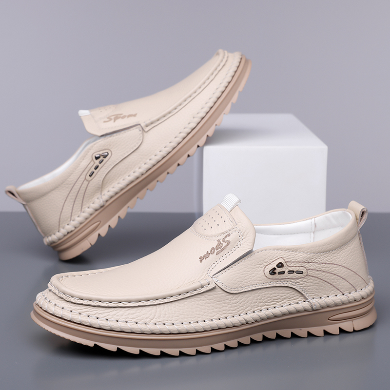本革牛革製ビジネスカジュアルレザーシューズ メンズファッショ - Men Formal Wear With Sneakers のレビューと価格