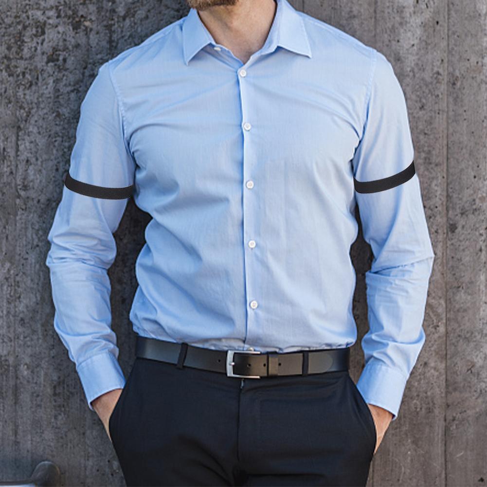 伸縮性のあるシャツアームバンド、男性用ガーター、調節可能なメ - Suspender Clip Formal のレビューと価格