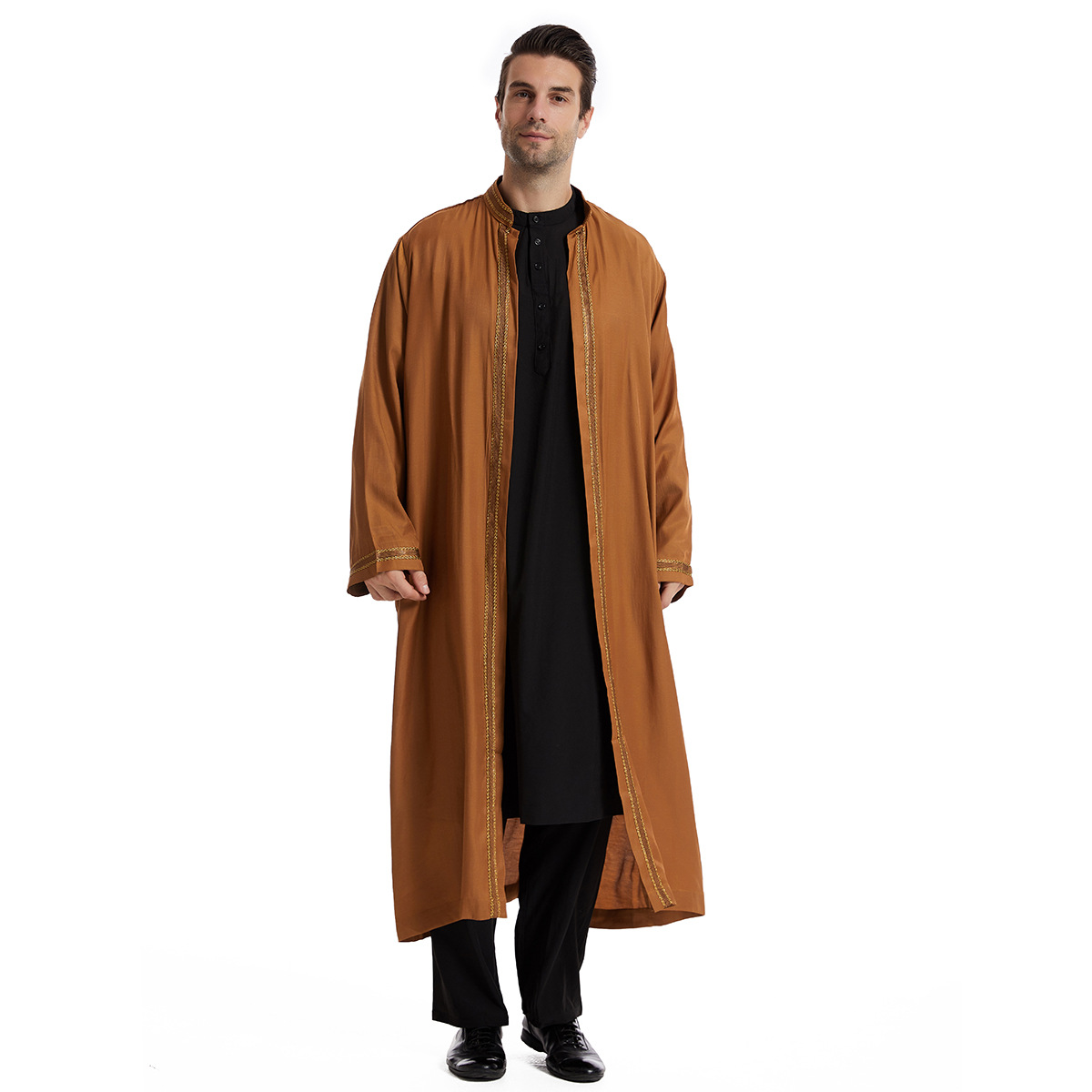 男性用トーブ アバヤ イスラム服 カーディガン ムスリム カ - Men Formal Wear Dubai のレビューと価格