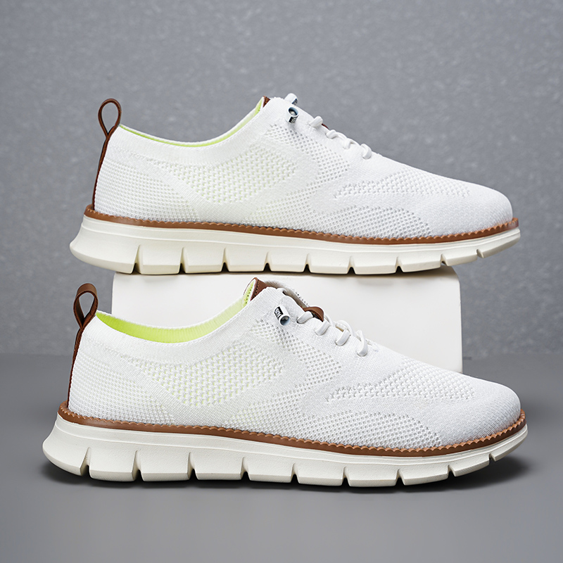 男性カジュアルシューズブリーズスタイリッシュなオックスフォー - Men Formal Wear With Sneakers のレビューと価格
