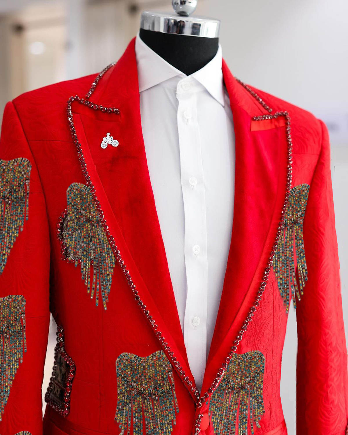 ファッション結婚式の男性スーツクリスタルパーティースーツ 2 - Men'S Formal Wear No Suit のレビューと価格