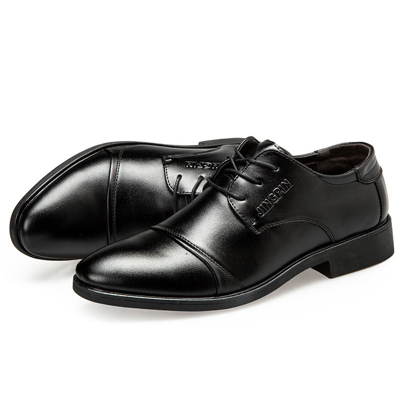 大きいサイズのメンズレザーシューズ、ビジネスドレスシューズ、 - Men'S Formal Party Wear Shoes のレビューと価格