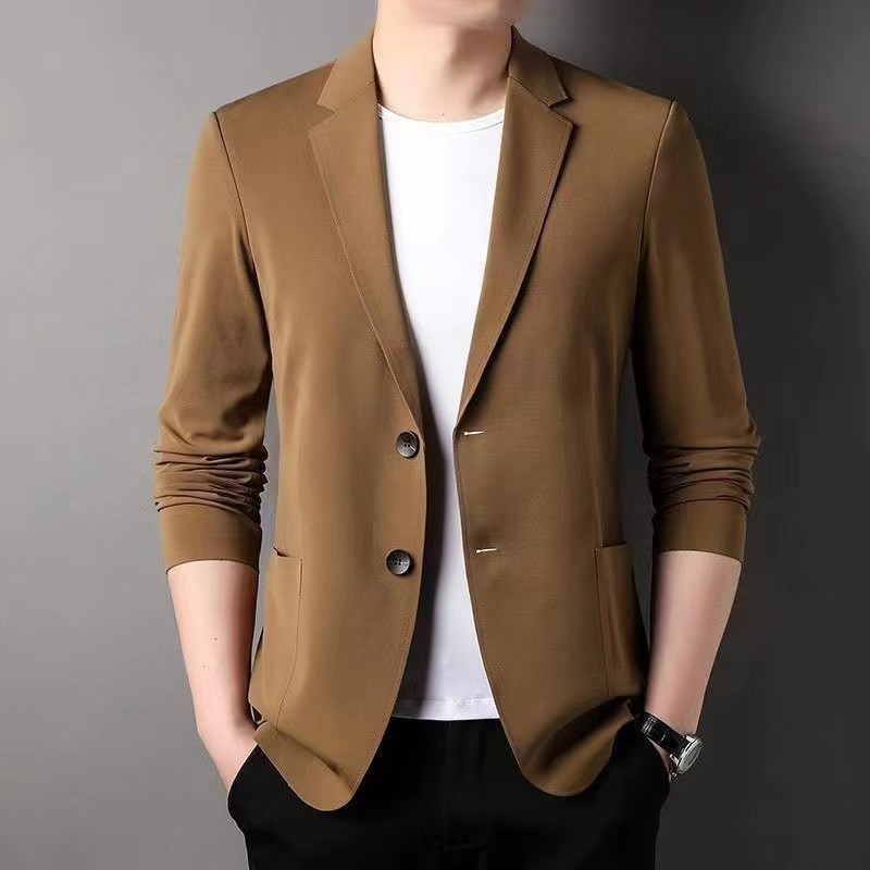 メンズコットンワークウェアブランドビジネス服サイズM-7XL - Men Formal Wear Clothes のレビューと価格