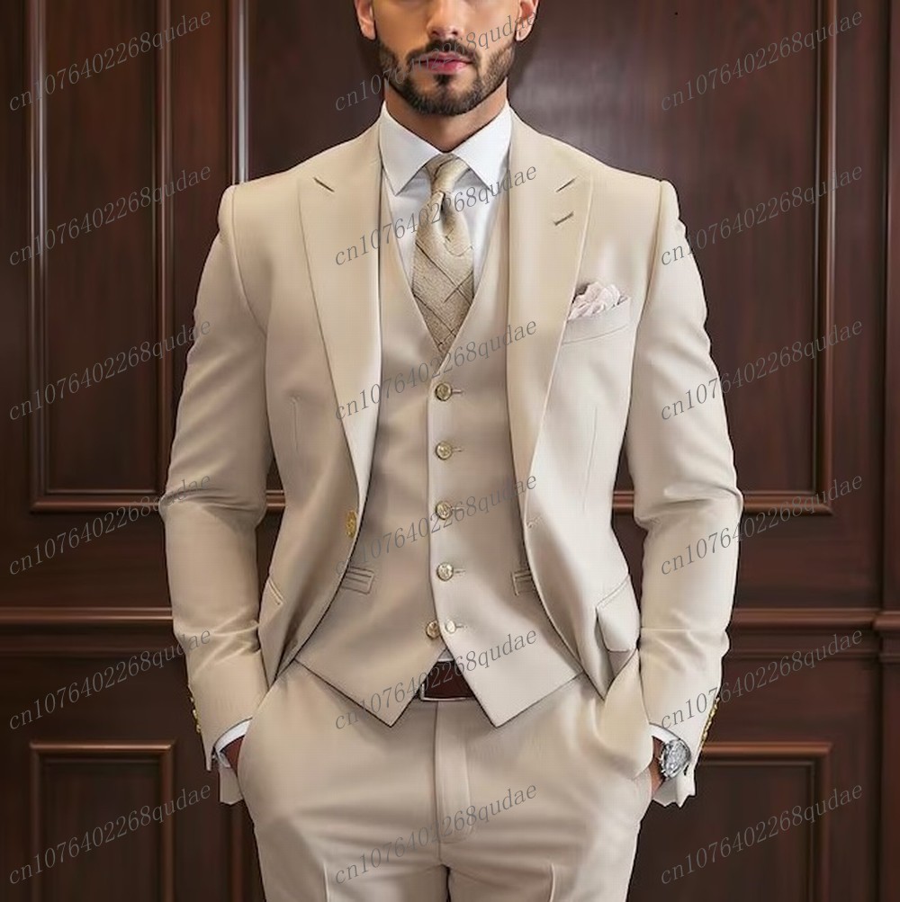 新しい白いフォーマルメンズスーツ、結婚式、新郎、新郎介添人、 - Formal Wear Jersey For Men のレビューと価格