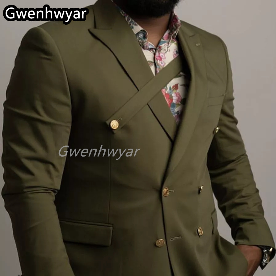 Gwenhwyar-メンズグレーダブルブレストスーツ、フォー - Men Formal Wear Clothes のレビューと価格