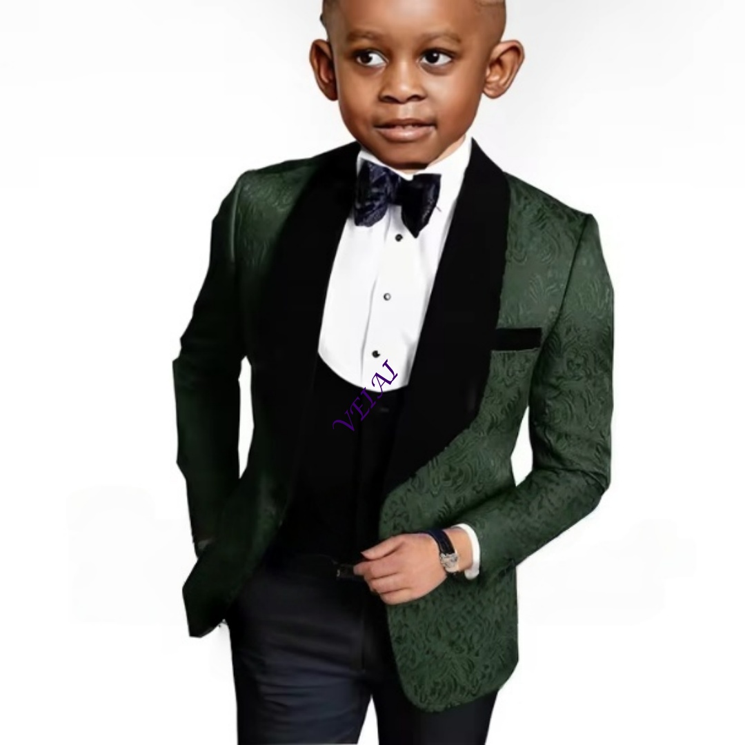 IFashion 花柄3点セット男の子用スーツ ウェディング - Men Formal Wear Clothes のレビューと価格