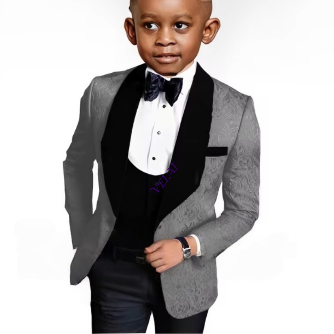IFashion 花柄3点セット男の子用スーツ ウェディング - Men Formal Wear Clothes のレビューと価格