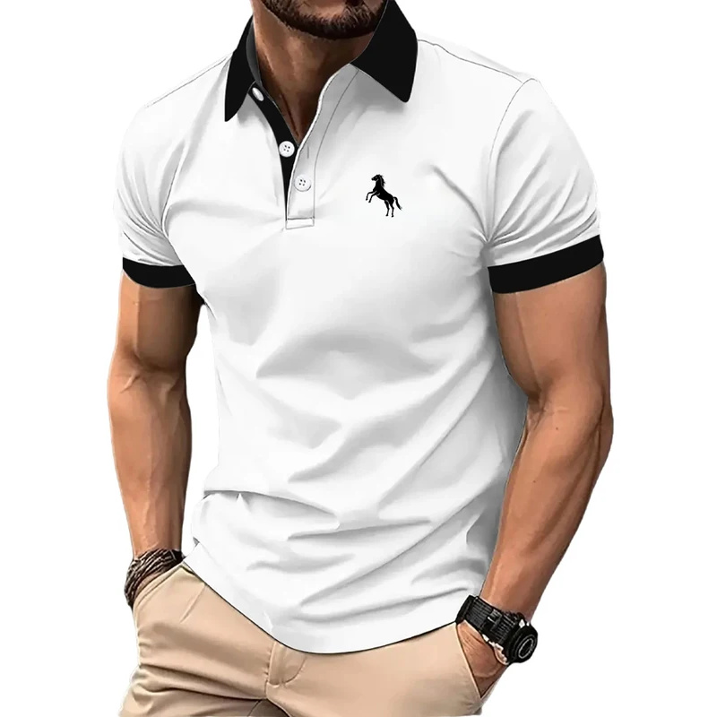 メンズ ポロシャツ 半袖 グラデーションカラー ジム フィッ - Men Formal Wear Clothes のレビューと価格