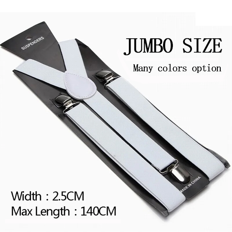 ユニセックス 2.5cm サスペンダー 37 色 3 サイズ - Suspender Clip Formal のレビューと価格