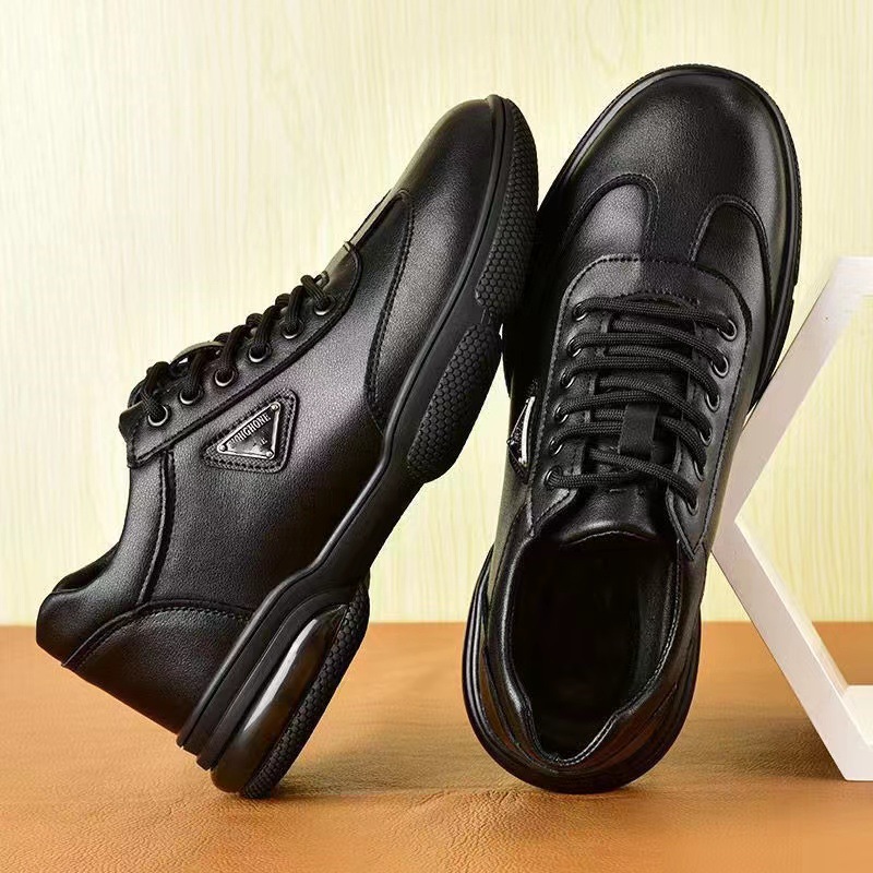 新しい男性革靴プラットフォーム通気性カジュアルシューズ夏シテ - Men Formal Wear With Sneakers のレビューと価格